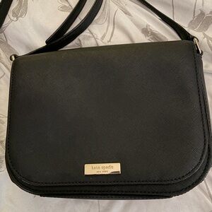 Kate Spade Sleek Black Crossbody Bag